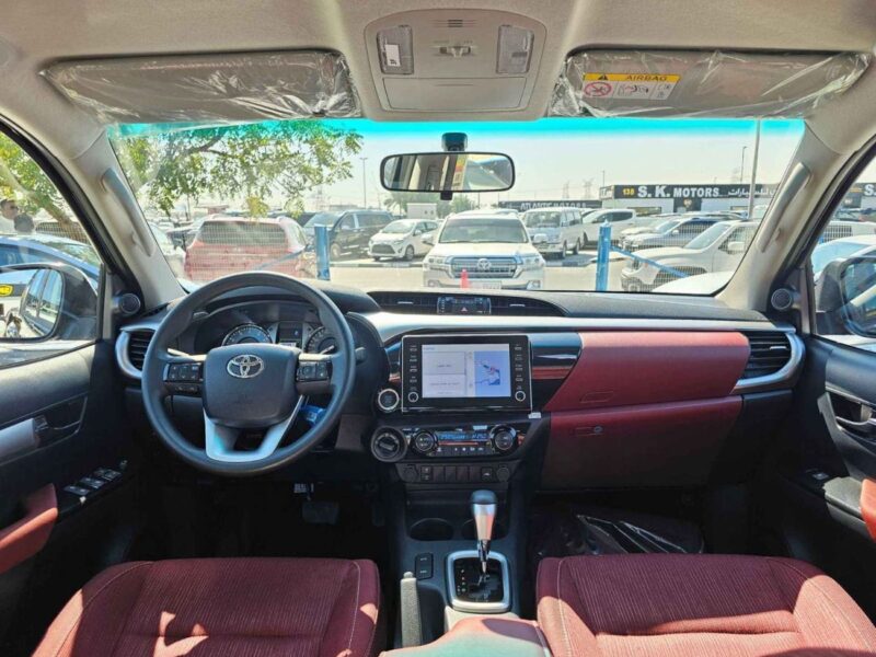 2026 Toyota Hilux SR5 TRD 4.0 Litres 6 Cylinders Petrol Engine Black Red Pickup Truck GCC Specs