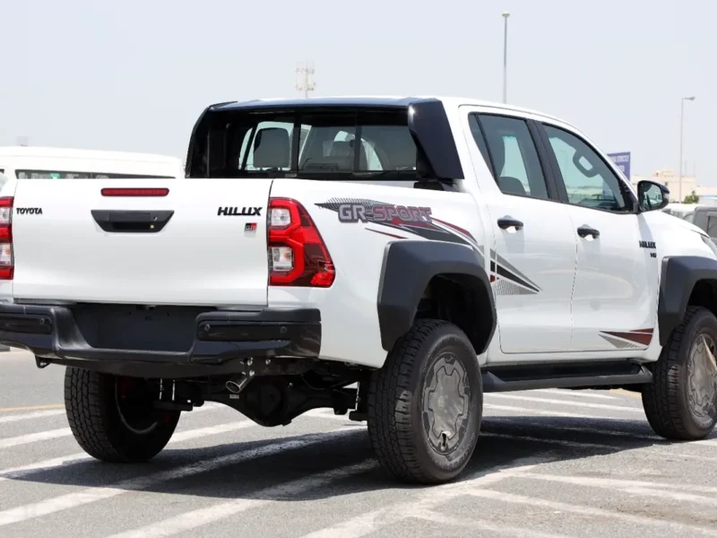 2026 Toyota Hilux GR Sport 4.0L 6 Cylinders Petrol Engine White Black Pickup Truck GCC Specs