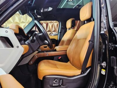 2023 Land Rover Defender 130 HSE P400 X-Dynamic 3.0L 6 Cylinders Hybrid Engine Black Tan SUV