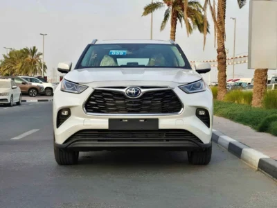 2026 Toyota Highlander LIMITED 2.5 Litres 4 Cylinders Hybrid Engine White Beige SUV GCC Specs