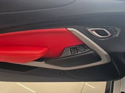 2024 Chevrolet Camaro SS 6.2 Litres 8 Cylinders Petrol Engine White Red Convertible US Specs