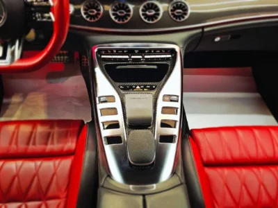 2023 Mercedes Benz AMG GT 63 S E PERFORMANCE 4.0L 8 Cylinders Engine Black Red Coupe