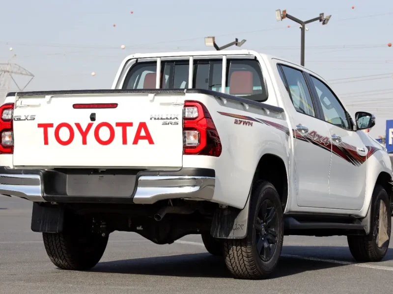 2026 Toyota Hilux Double Cab GLX 2.7L 4 Cylinders Petrol Engine White Red Pickup Truck Manual