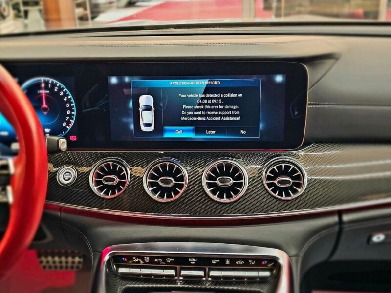 2023 Mercedes Benz AMG GT 63 S E PERFORMANCE 4.0L 8 Cylinders Engine Black Red Coupe