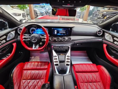 2023 Mercedes Benz AMG GT 63 S E PERFORMANCE 4.0L 8 Cylinders Engine Black Red Coupe