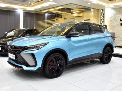 2025 Geely Coolray GF 4 Cylinders Petrol Engine Blue Black Crossover GCC Specs Automatic