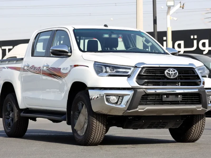 2026 Toyota Hilux Double Cab GLX 2.7L 4 Cylinders Petrol Engine White Red Pickup Truck Manual