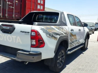 2026 Toyota Hilux Adventure 4.0 Litres V6 Petrol Engine White Black Pickup Truck GCC Specs