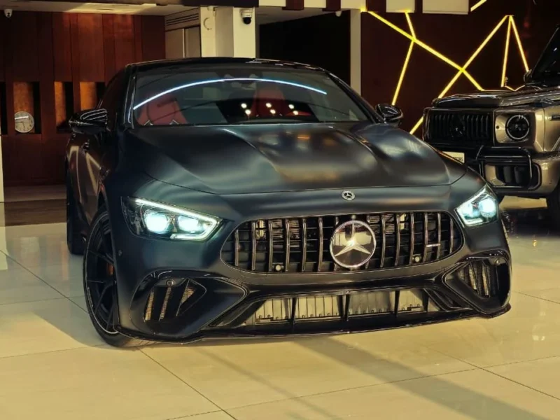 2023 Mercedes Benz AMG GT 63 S E PERFORMANCE 4.0L 8 Cylinders Engine Black Red Coupe