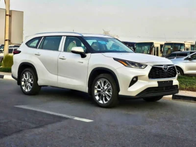 2026 Toyota Highlander LIMITED 2.5 Litres 4 Cylinders Hybrid Engine White Beige SUV GCC Specs