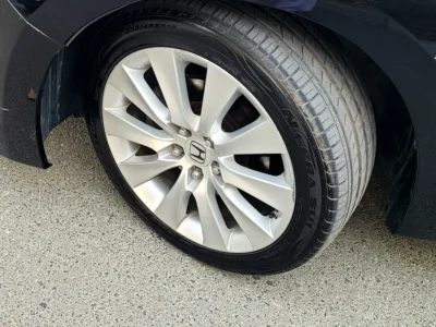 2009 Honda Accord Sport 6 Cylinders Petrol Engine Black Beige Coupe GCC Specs Full Option