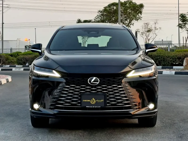 2023 Lexus RX-Series RX 350h Platinum 4 Cylinders Hybrid Engine Black Brown SUV GCC Specifications