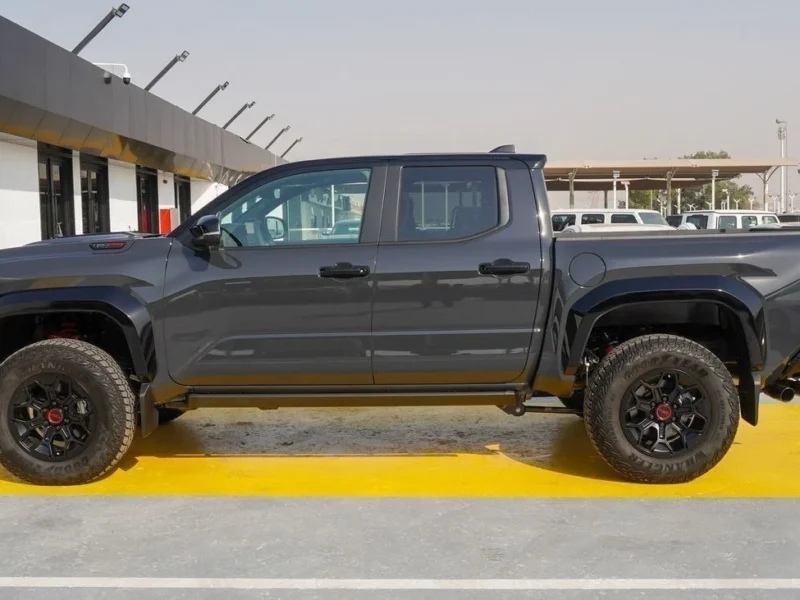 2026 Toyota Tacoma TRD Pro Hybrid i-FORCE MAX 2.4L 4 Cylinders Engine Grey Red Pickup Truck