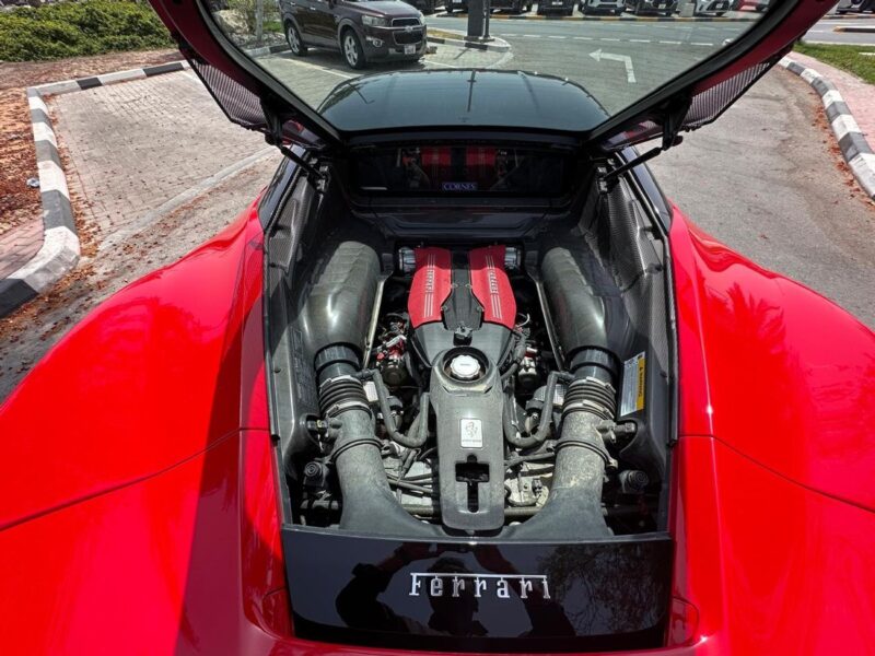 2017 Ferrari 488 GTB HIGH SPEC 3.9L Twin-Turbocharged V8 Engine Red Black Coupe Japanese Specs