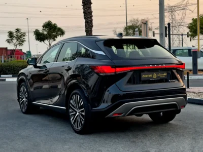 2023 Lexus RX-Series RX 350h Platinum 4 Cylinders Hybrid Engine Black Brown SUV GCC Specifications