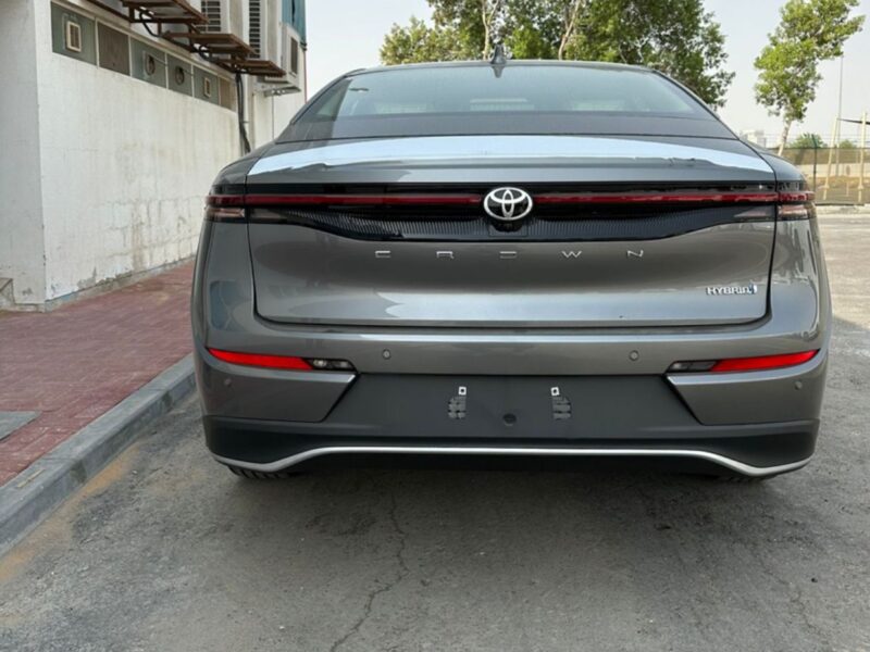2023 Toyota Crown Premium Hybrid 2.5 Litres 4 Cylinders Engine Grey Beige Sedan GCC Specs