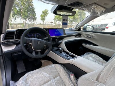 2023 Toyota Crown Premium Hybrid 2.5 Litres 4 Cylinders Engine Grey Beige Sedan GCC Specs