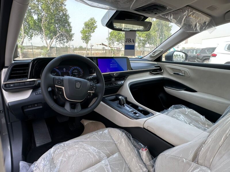 2023 Toyota Crown Premium Hybrid 2.5 Litres 4 Cylinders Engine Grey Beige Sedan GCC Specs