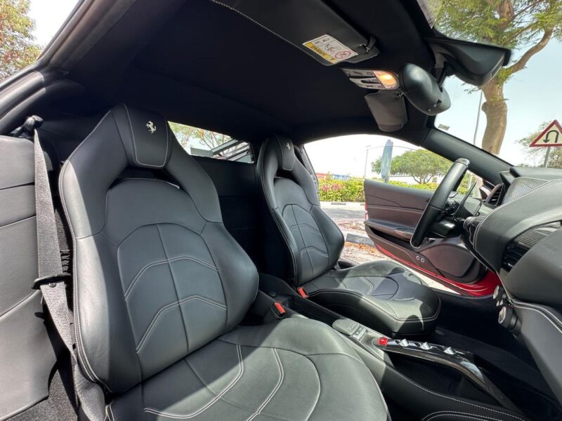 2017 Ferrari 488 GTB HIGH SPEC 3.9L Twin-Turbocharged V8 Engine Red Black Coupe Japanese Specs