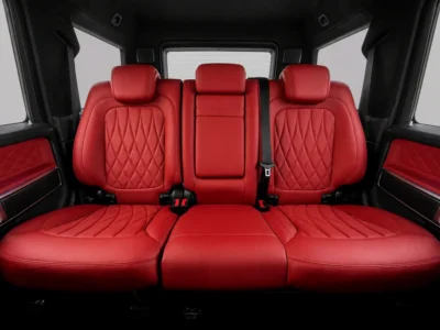 2022 Mercedes-Benz G-Class G 63 AMG 4.0 Litres V8 Biturbo Petrol Engine Black Red SUV GCC