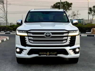 2024 Toyota Land Cruiser VXR 6 Cylinders Twin Turbo Petrol Engine White Beige SUV GCC Specs