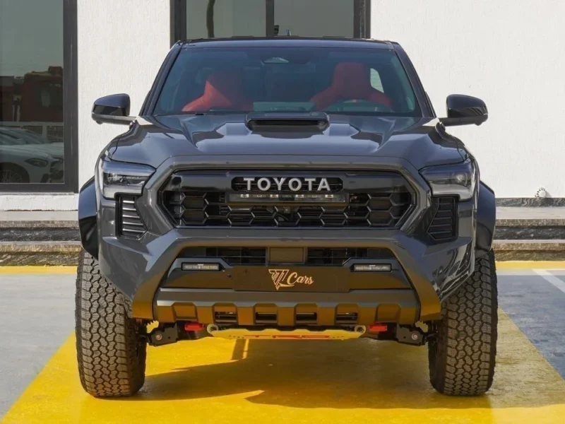 2026 Toyota Tacoma TRD Pro Hybrid i-FORCE MAX 2.4L 4 Cylinders Engine Grey Red Pickup Truck