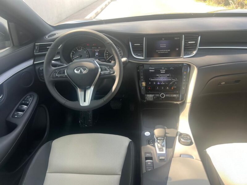 2023 Infiniti QX55 ESSENTIAL 2.0 Litres 4 Cylinders Petrol Engine Grey Beige SUV GCC Specs Automatic