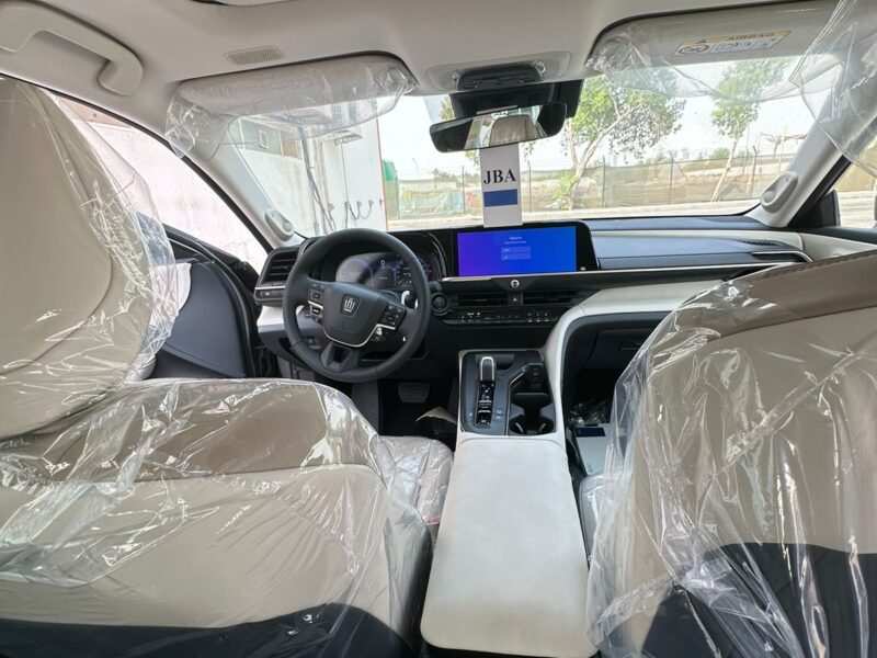 2023 Toyota Crown Premium Hybrid 2.5 Litres 4 Cylinders Engine Grey Beige Sedan GCC Specs