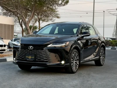 2023 Lexus RX-Series RX 350h Platinum 4 Cylinders Hybrid Engine Black Brown SUV GCC Specifications