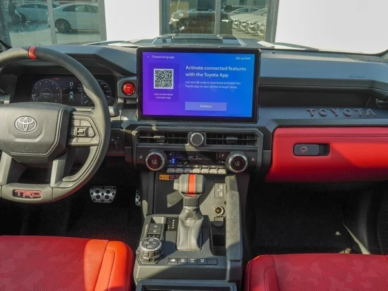 2026 Toyota Tacoma TRD Pro Hybrid i-FORCE MAX 2.4L 4 Cylinders Engine Grey Red Pickup Truck