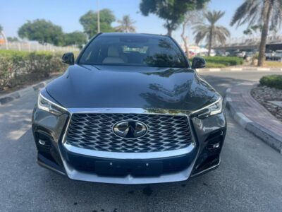 2023 Infiniti QX55 ESSENTIAL 2.0 Litres 4 Cylinders Petrol Engine Grey Beige SUV GCC Specs Automatic
