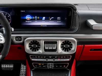 2022 Mercedes-Benz G-Class G 63 AMG 4.0 Litres V8 Biturbo Petrol Engine Black Red SUV GCC
