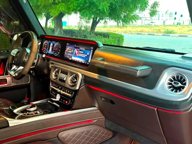 2019 Mercedes-Benz G-Class G 63 AMG 4.0L V8 Biturbo Petrol Engine Black Brown SUV GCC Specs