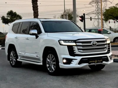 2024 Toyota Land Cruiser VXR 6 Cylinders Twin Turbo Petrol Engine White Beige SUV GCC Specs