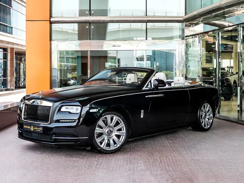 2017 Rolls-Royce Dawn Standard 6.6L V12 Petrol Engine Black White Soft Top Convertible Pristine Condition