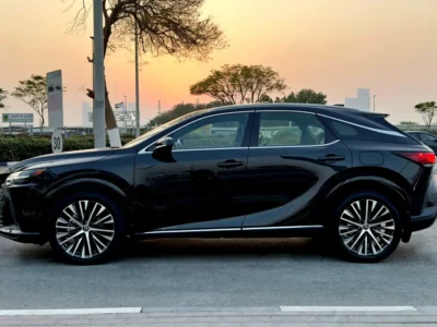 2023 Lexus RX-Series RX 350h Platinum 4 Cylinders Hybrid Engine Black Brown SUV GCC Specifications
