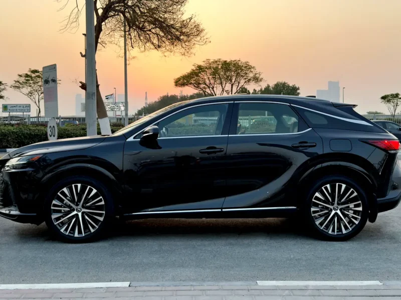 2023 Lexus RX-Series RX 350h Platinum 4 Cylinders Hybrid Engine Black Brown SUV GCC Specifications