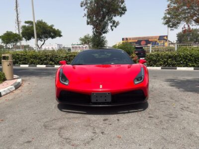 2017 Ferrari 488 GTB HIGH SPEC 3.9L Twin-Turbocharged V8 Engine Red Black Coupe Japanese Specs