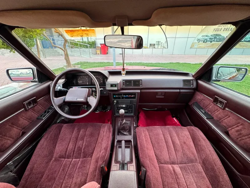 1985 Toyota Cressida 4 Cylinders Petrol Engine Red Sedan GCC Specs Classic Edition Manual