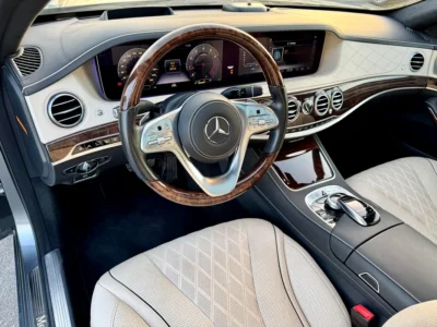 2018 Mercedes-Benz S-Class S 600L 12 Cylinders Petrol Engine Grey White Sedan Japanese Specs