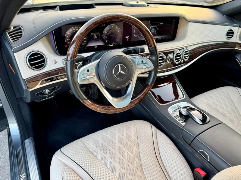 2018 Mercedes-Benz S-Class S 600L 12 Cylinders Petrol Engine Grey White Sedan Japanese Specs