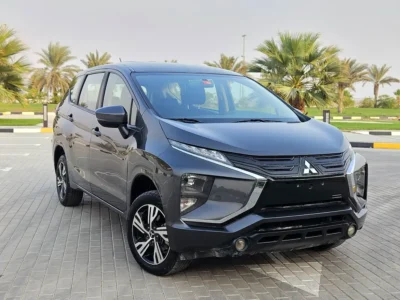 2022 Mitsubishi Xpander GLX 1.5 Litres 4 Cylinders Petrol Engine Grey Black 7-Seater Family SUV GCC