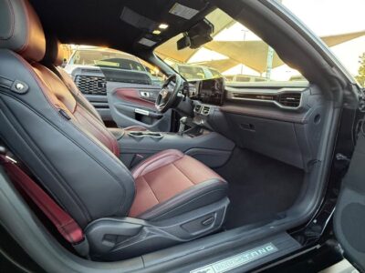 2024 Ford Mustang EcoBoost Premium 2.3 Litres 4 Cylinders Petrol Engine Black Red Convertible GCC