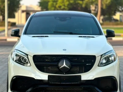 2016 Mercedes-Benz GLE 63 S AMG 5.5 Litres V8 Biturbo Petrol Engine White Black Coupe