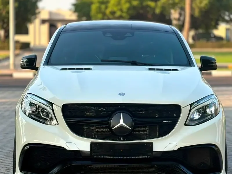 2016 Mercedes-Benz GLE 63 S AMG 5.5 Litres V8 Biturbo Petrol Engine White Black Coupe