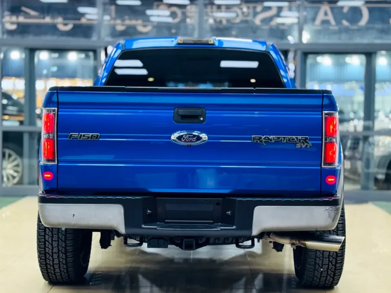 2010 FORD F-150 Raptor Svt 6.2 Litres V8 Petrol Engine Blue Black Pickup Truck GCC Specs Full Option