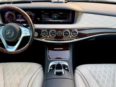 2018 Mercedes-Benz S-Class S 600L 12 Cylinders Petrol Engine Grey White Sedan Japanese Specs