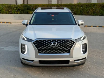 2022 Hyundai Palisade Limited 6 Cylinders Petrol Engine White Black SUV US Specs Excellent Condition