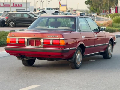 1985 Toyota Cressida 4 Cylinders Petrol Engine Red Sedan GCC Specs Classic Edition Manual