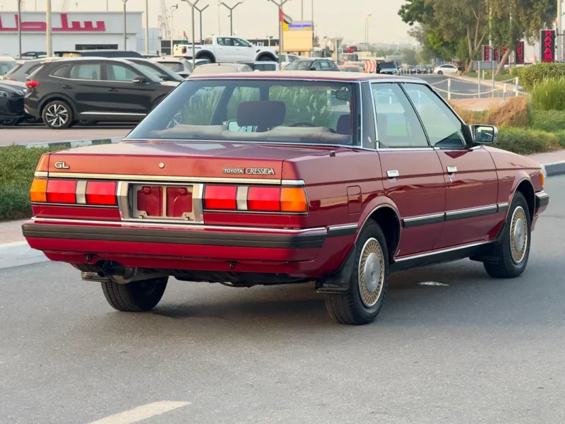 1985 Toyota Cressida 4 Cylinders Petrol Engine Red Sedan GCC Specs Classic Edition Manual